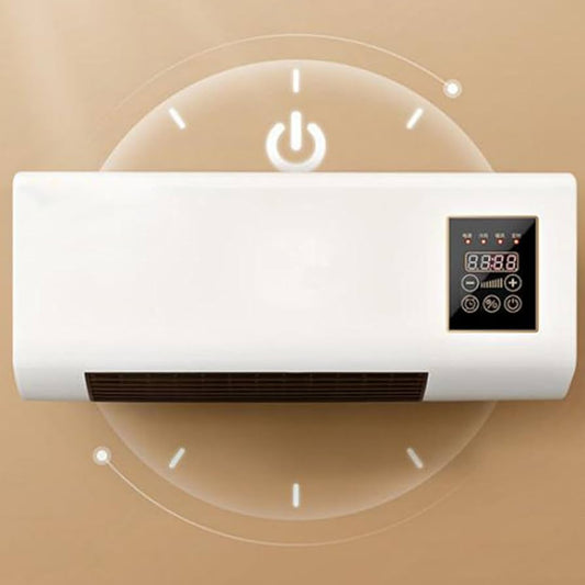 Wall-mounted mini portable air conditioner and heater unit.