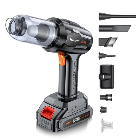 Wireless Handheld Car Vacuum Cleaner, 3-in-1 High Power 18000PA, Portable car Vacuum Cleaner